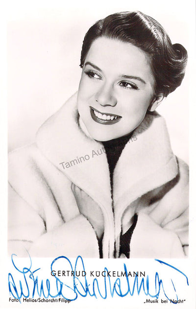 Kuckelmann, Gertrud - Signed Photograph