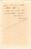Puccini, Giacomo - Autograph Letter Signed