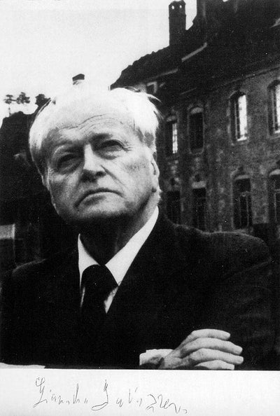 Gavazzeni, Gianandrea - Signed Half-Tone Photo