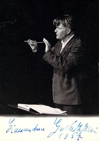 Gavazzeni, Gianandrea - Signed Photo 1957