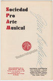Bachauer, Gina - Signed Program Havana 1957
