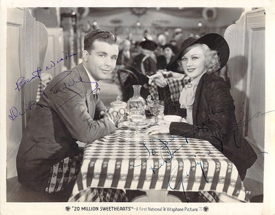 Rogers, Ginger - Powell, Dick - Double Signed Photograph