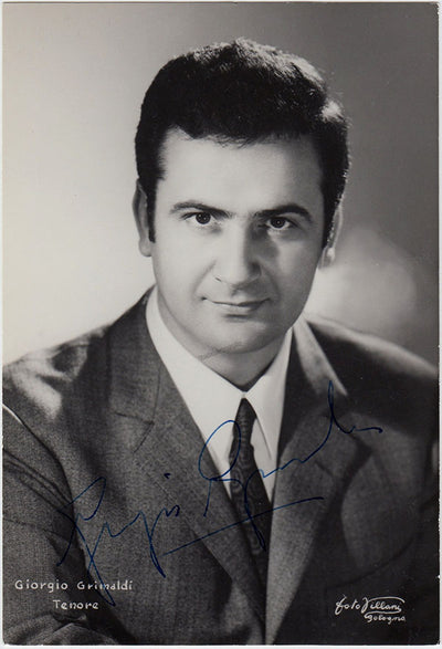 GRIMALDI, Giorgio (Various Autographs)