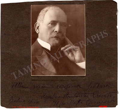 Lamperti, Giovanni Battista - Signed Photograph