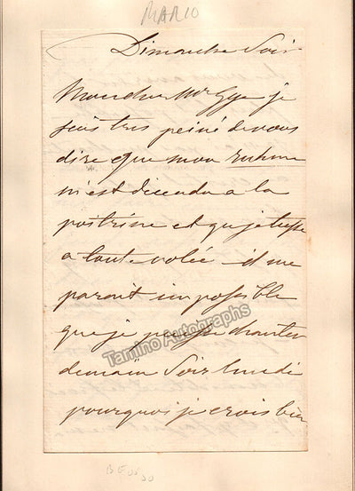 Autograph Letter Signed (D)