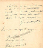 Rubini, Giovanni - Persiani, Fanny - Persiani, Giuseppe - Lablache, Luigi - Signed Album Page 1842-43