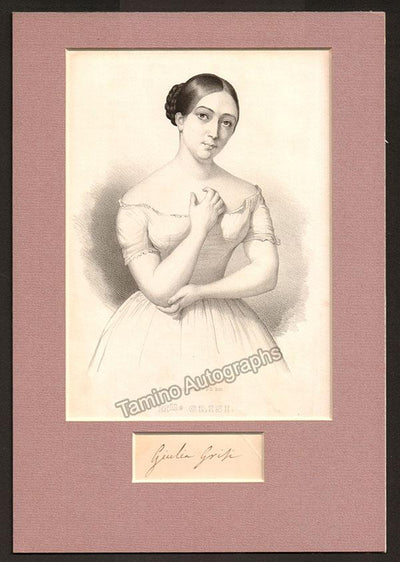 Grisi, Giulia - Signature Cut with Portrait