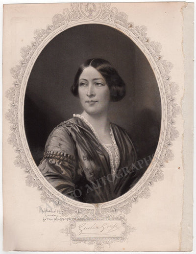 Grisi, Giulia - Vintage Print c.1855