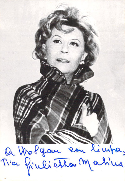 Masina, Giulietta - Signed Photograph