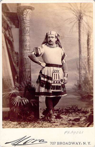 Frapolli, Giuseppe - Cabinet Photograph in Aida