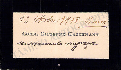 Kaschmann, Giuseppe (1918)