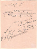 Verdi, Giuseppe - Autograph Music Quote from Falstaff 1898