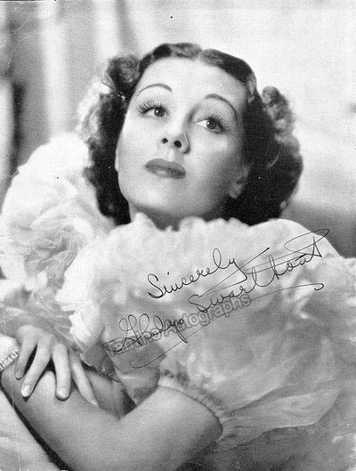 SWARTHOUT, Gladys (Various Autographs)