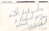 Gould, Glenn - Signed Card 1962