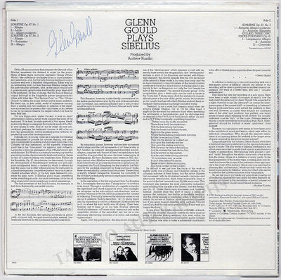 Gould, Glenn - Signed LP Record