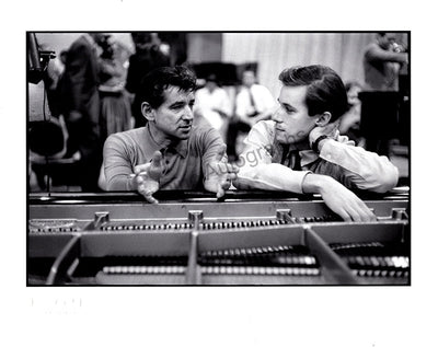 Gould, Glenn - Bernstein, Leonard - Large Original Unsigned Photo