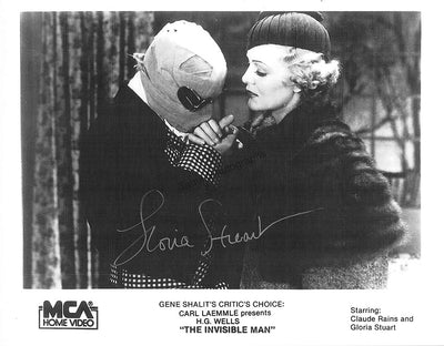 Stuart, Gloria - Signed Photograph in "The Invisible Man"