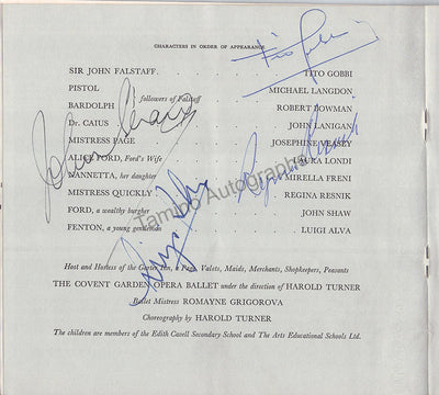 Gobbi, Tito - Resnik, Regina & Others (Falstaff 1961)