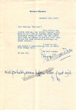 Moore, Grace - Set of Autograph Letter Signed + Typed Letter Signed
