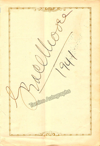 Moore, Grace - Signed Album Page