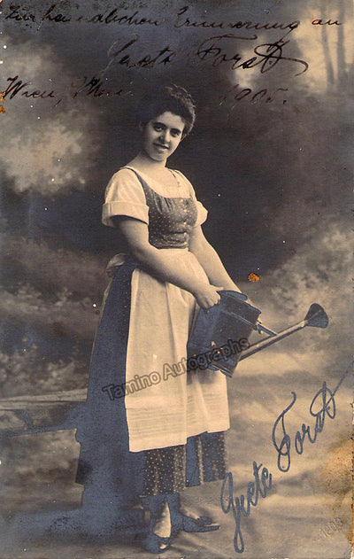 Forst, Grete - Signed Photograph in Role
