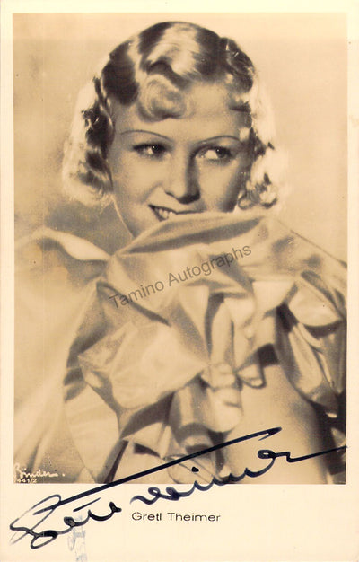 Theimer, Gretl - Signed Photograph
