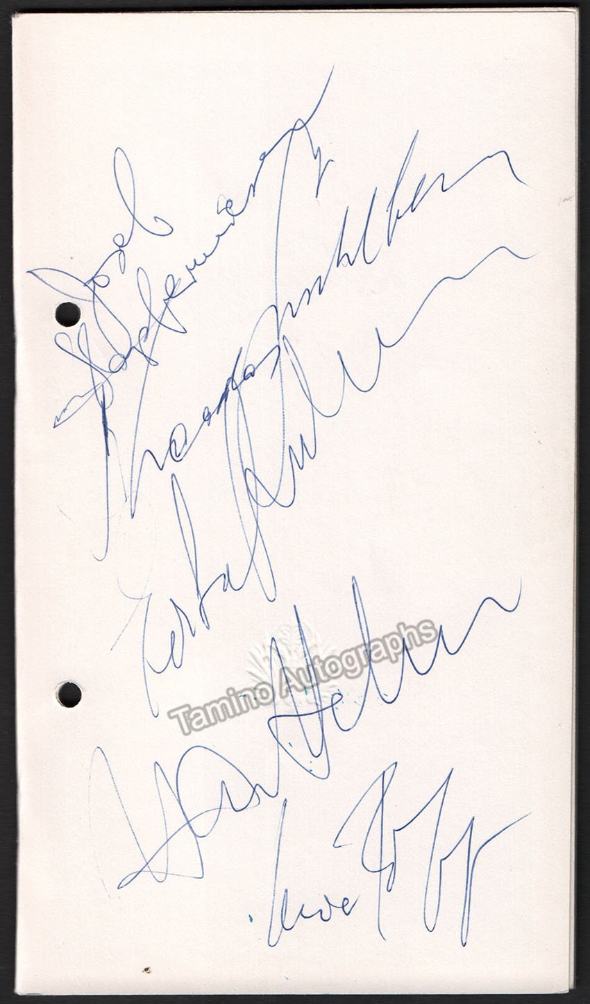 Vienna State Opera - Lot of 10 Signed Programs 1979-1981 - Tamino