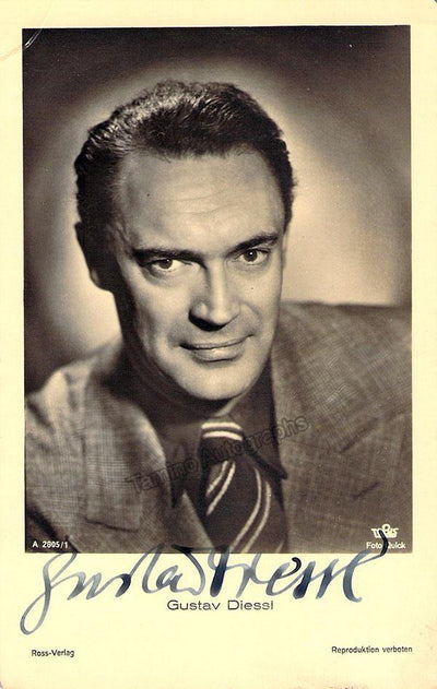 Diessl, Gustav - Signed Photograph