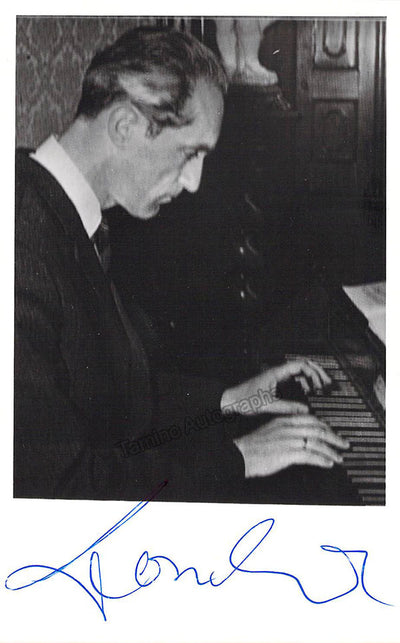 Leonhardt, Gustav - Signed Photograph