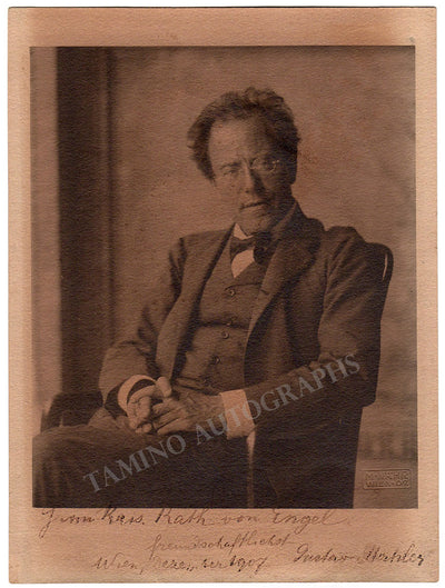 Mahler, Gustav - Signed Photo 1907