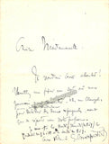 Charpentier, Gustave - Autograph Note Signed