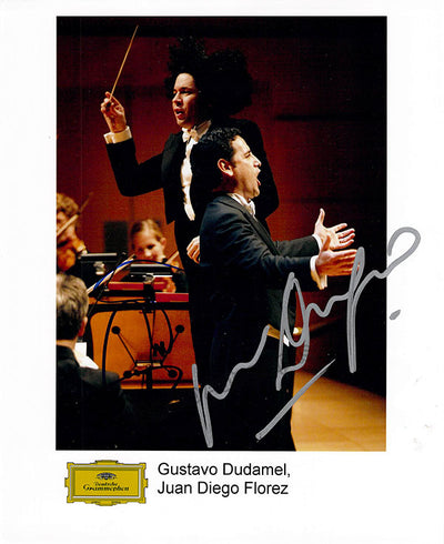 Dudamel, Gustavo - Florez, Juan Diego - Double Signed Photograph