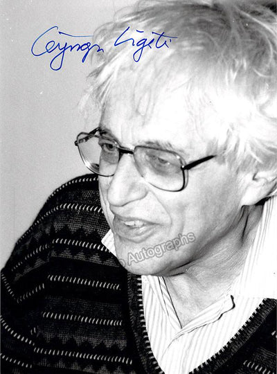 Ligeti, Gyorgy - Signed Photo