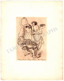 Ballet Dancers - Set of 8 Engravings (Taglioni Elssler Grisi Cerrito)