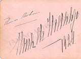 Opera Singers - Signatures Lot II 1910s-1930s