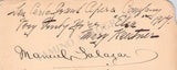 Opera Singers - Signatures Lot II 1910s-1930s