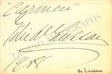 Opera Singers - Signatures Lot (III) 1910s-1930s