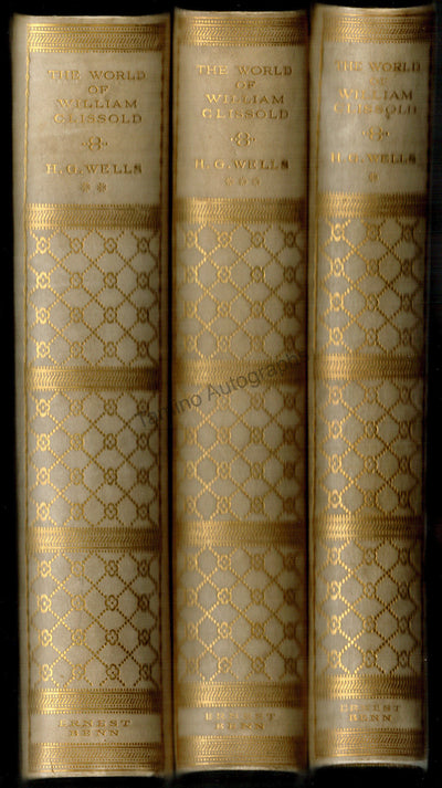 Wells, H.G. - Signed Book The World of William Clissold