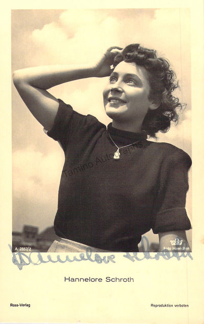 Schroth, Hannelore - Signed Photograph