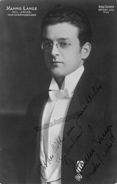 LANGE, Hanns