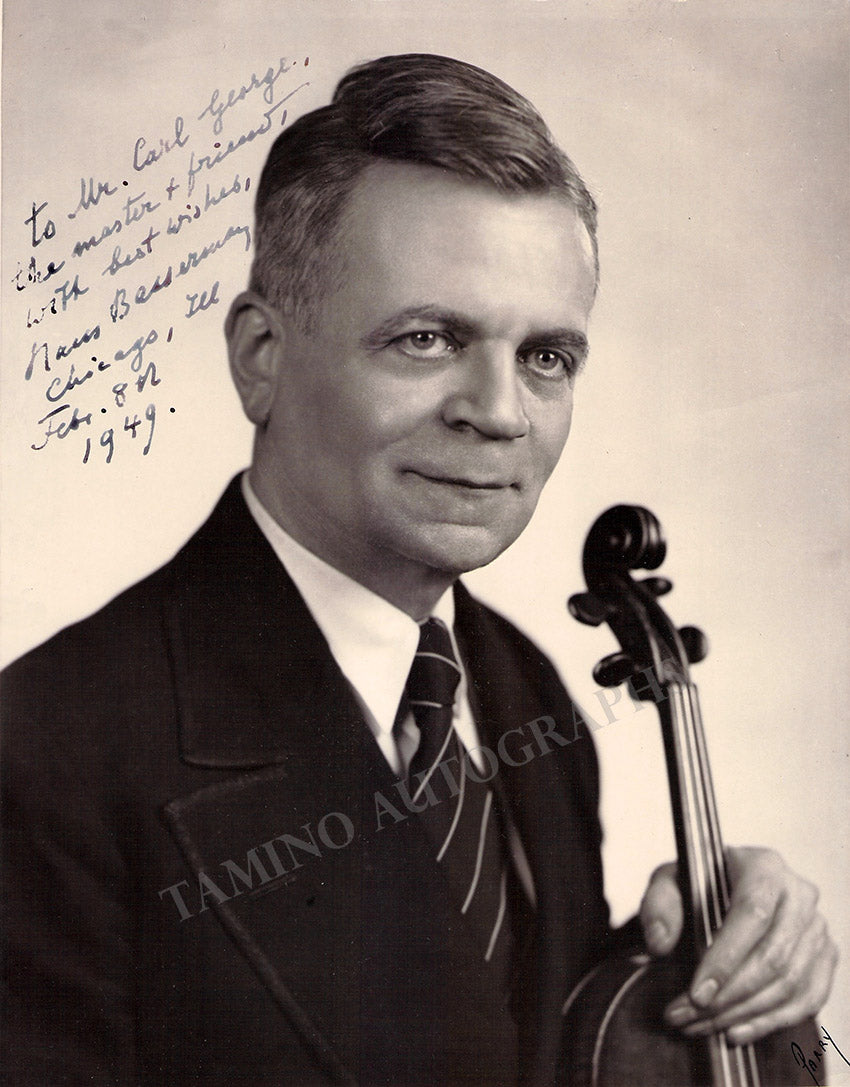 Bassermann, Hans - Signed Photograph 1949