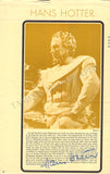 Hotter, Hans - Signed Page