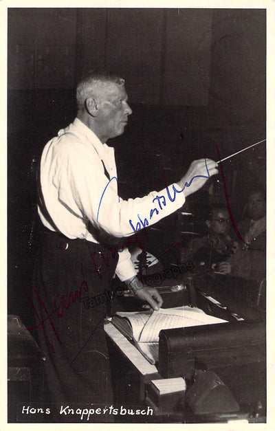 Knappertsbusch, Hans - Signed Photograph