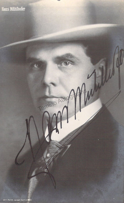 Muhlhofer, Hans - Signed Photograph