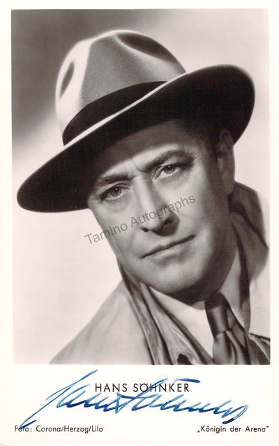 Sohnker, Hans - Signed Photograph