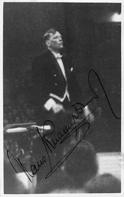 Knappertsbusch, Hans - Signed Photo Postcard Conducting