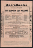 Knappertsbusch, Hans - Program Lot Vienna Opera 1936-1939