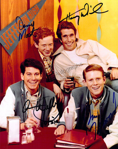 Happy Days - Photograph Signed by 4