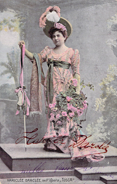 Darclee, Hariclea - Signed Photograph as Tosca