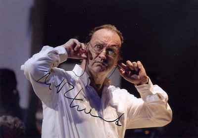 Harnoncourt, Nikolaus - Signed Photo Conducting
